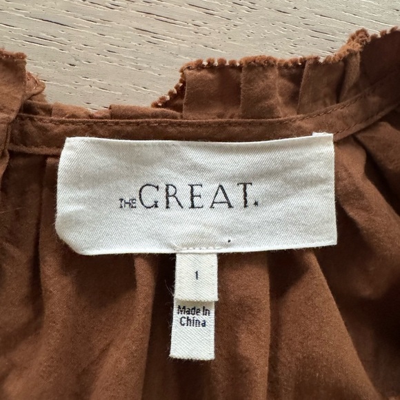 NEW THE GREAT. hills top in suntan - Picture 8 of 10